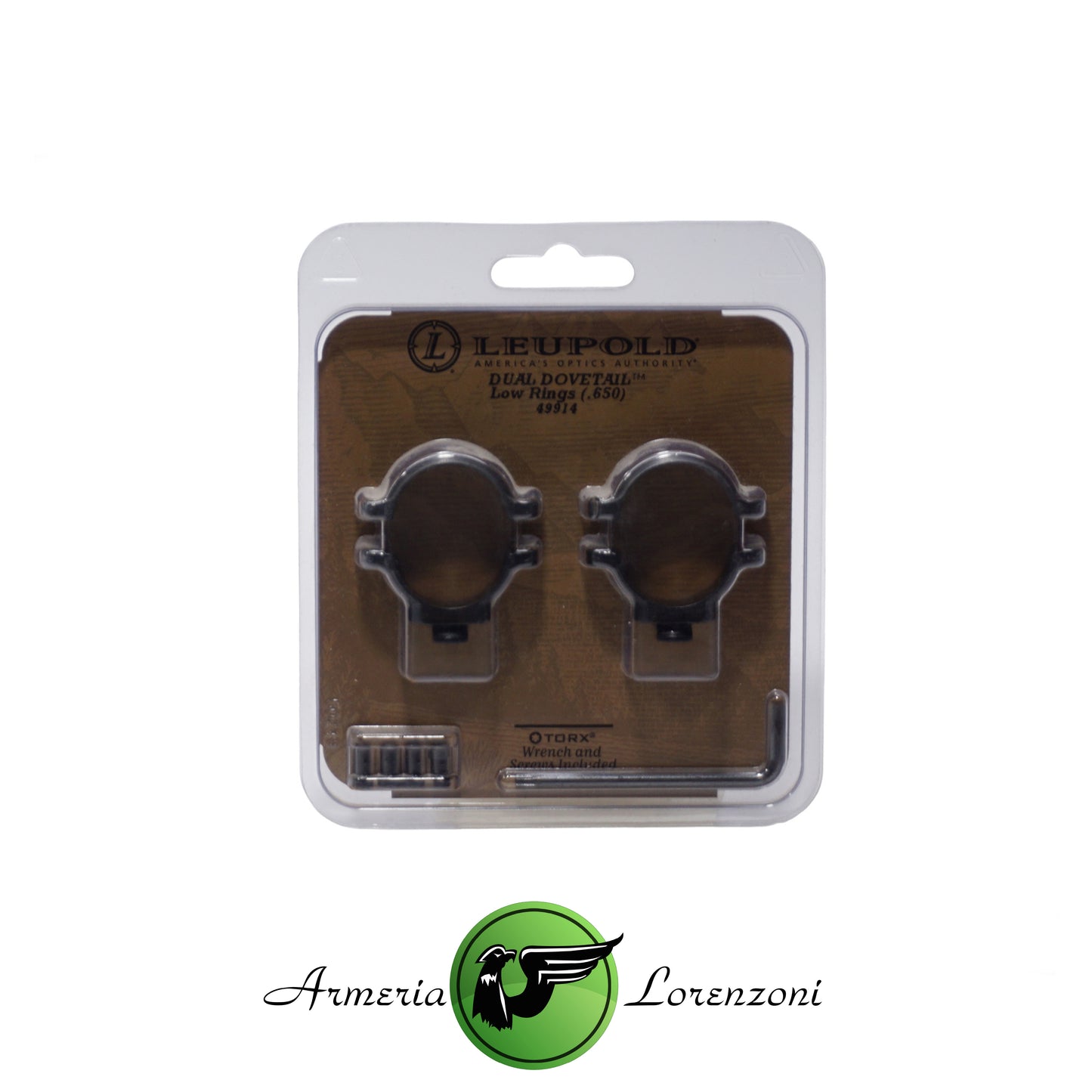 LEUPOLD ANELLO DUAL DOVETAL LOW 1" (.650) 49914