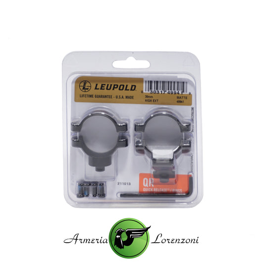 LEUPOLD ANELLO QR 30MM HIGH EXT MATTE 49941