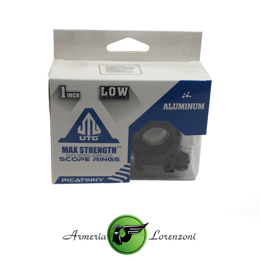 UTG ANELLI PER OTTICHE 1" BASSO PICATINNY