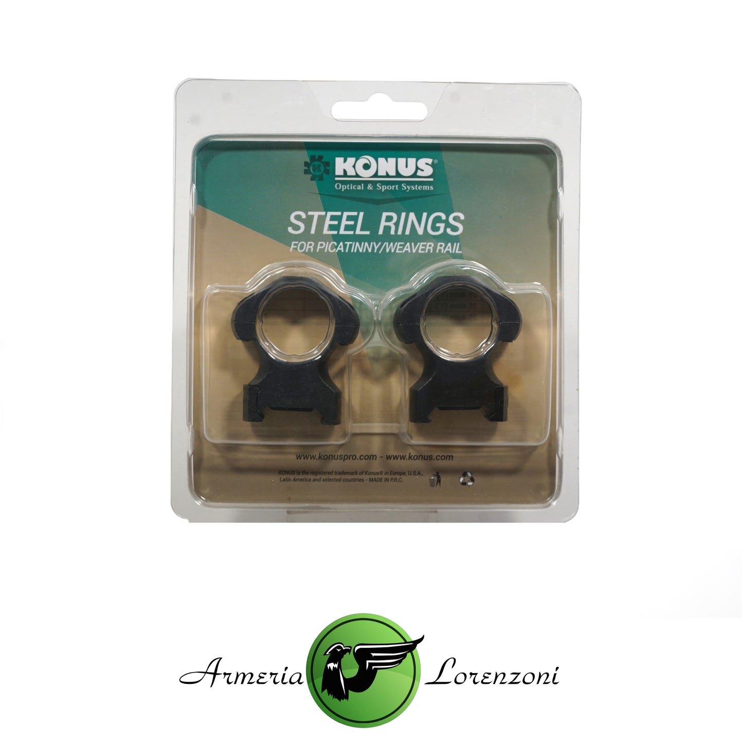 KONUS STEEL RINGS ANELLI ACCIAIO #7400