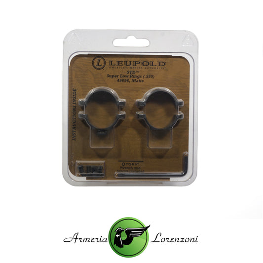 LEUPOLD ANELLI SUPER BASSI (.550), MOD: 49896