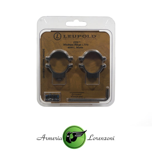 LEUPOLD STD MEDIUM RINGS (.770), MOD: 49901