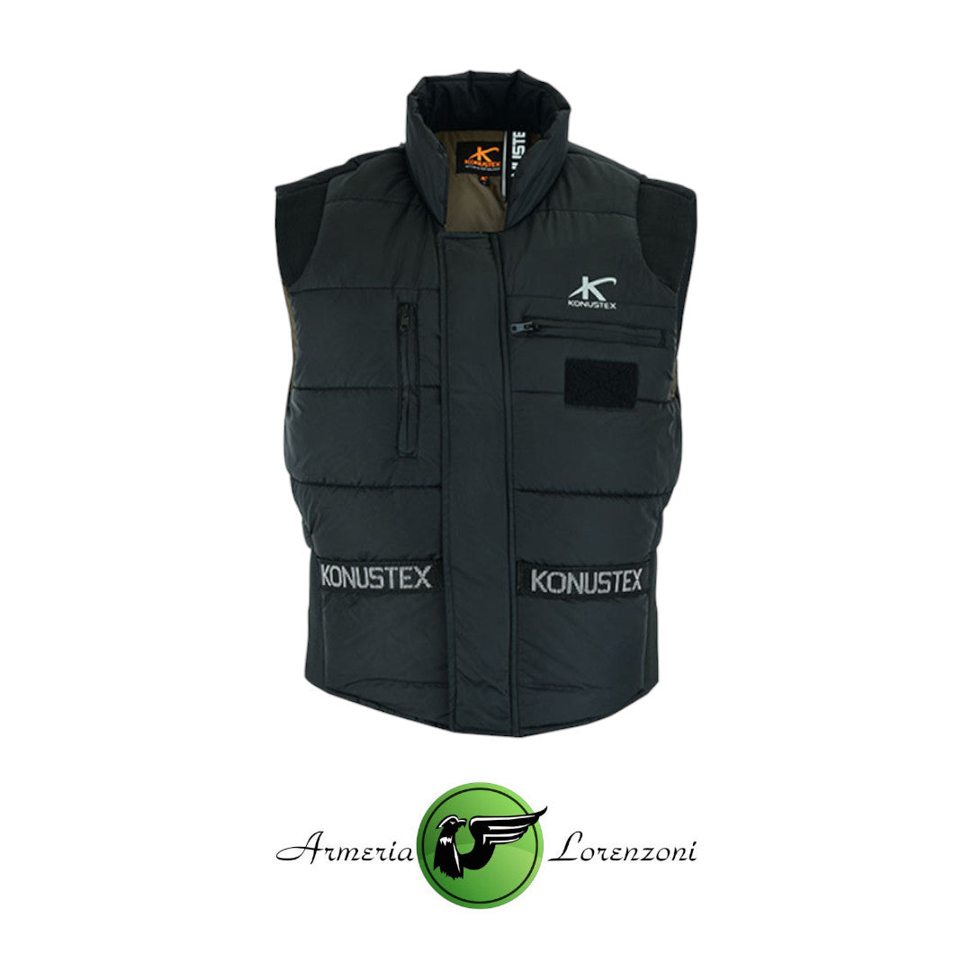 KONUSTEX GILET PER TIRO DINAMICO 0324 NERO
