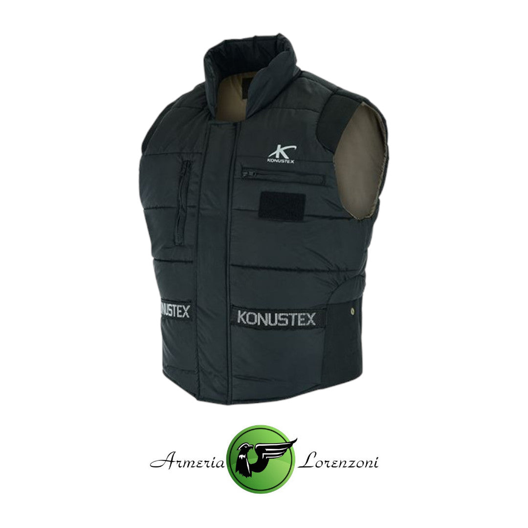 KONUSTEX GILET PER TIRO DINAMICO 0324 NERO