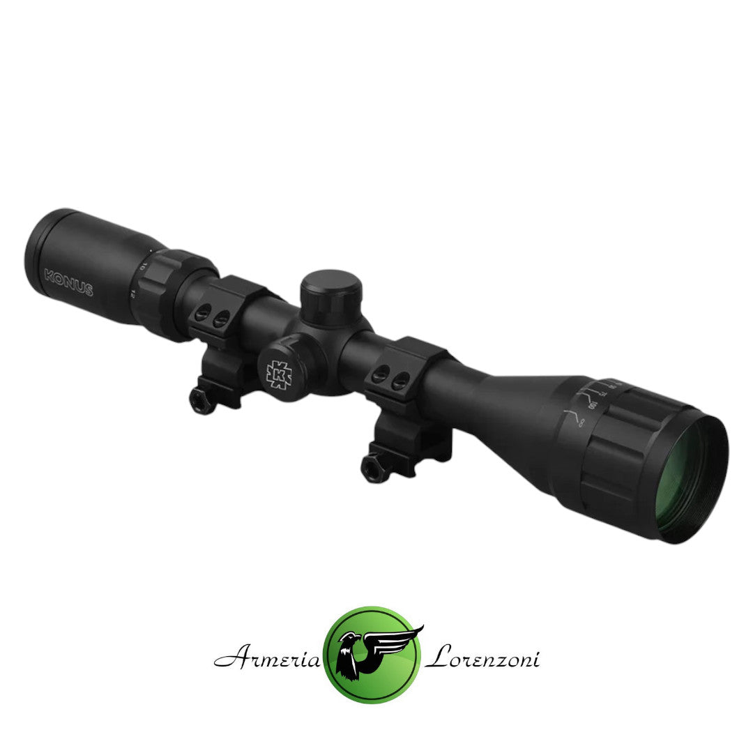 KONUS FIGHTER 4X-12X40 ZOOM RIFLESCOPE #7353