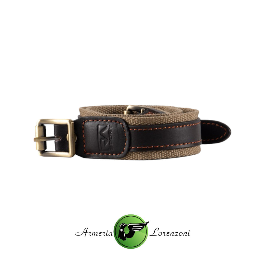 RA SPORT CANVAS AND LEATHER RIFLE SLING