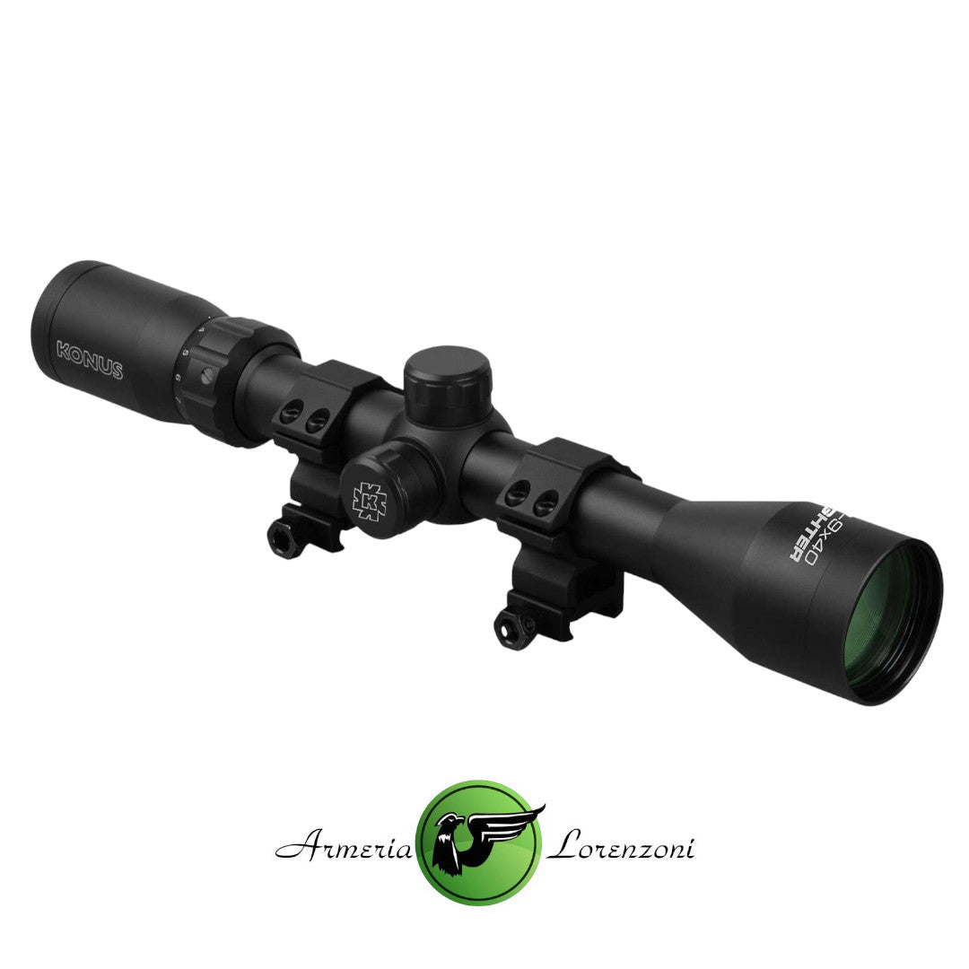 KONUS FIGHTER 3X-9X40 ZOOM RIFLESCOPE #7352