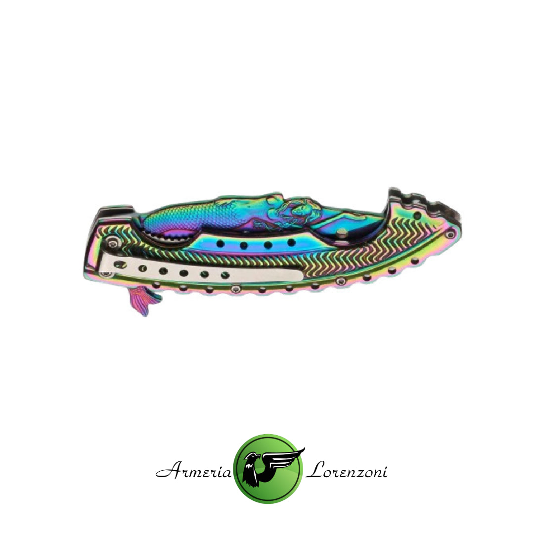 BOKER MAGNUM COLTELLO CHIUDIBILE RAINBOW MERMAID 01LG318
