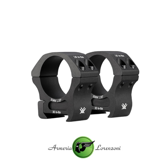 VORTEX ANELLI PRO RIFLESCOPE RINGS 30 MM MEDIUM HEIGHT PR30-M
