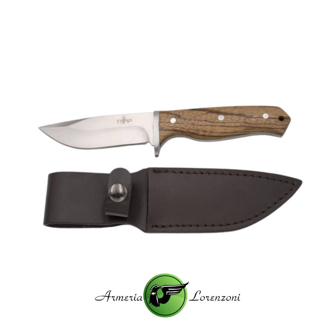 THIRD HUNTING KNIFE WITH WOOD STEEL BLADE TH-16367-ZW