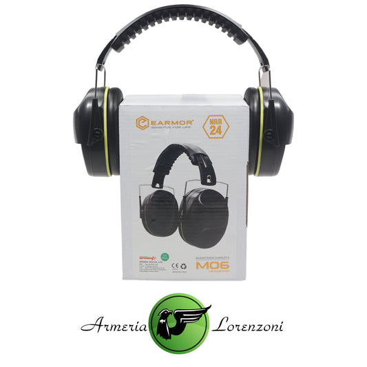 EARMOR MAXDEFENSE EARMUFFS M06 HEADBAND CUFFIONI PROTEZIONE RUMORE
