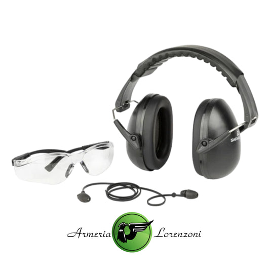SAFARILAND IMPULSE RANGE KIT, CUFFIETTE DA SOTTO CUFFIE, CUFFIE E OCCHIALI DI PROTEZIONE 