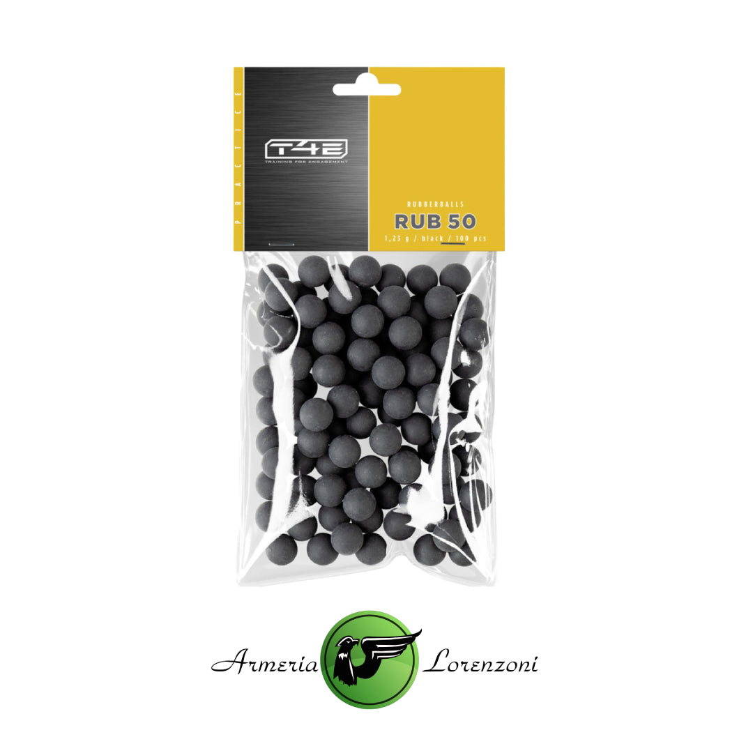 UMAREX T4E RUBBERBALLS RUB 50 1.23 G BLACK