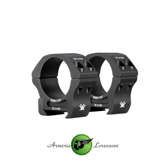 VORTEX ANELLI PRO RIFLESCOPE RINGS 30 MM LOW HEIGHT PR30-L