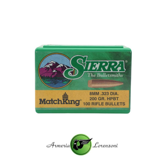 SIERRA 8 MM 200 GR. HPBT 100 RIFLE BULLETS