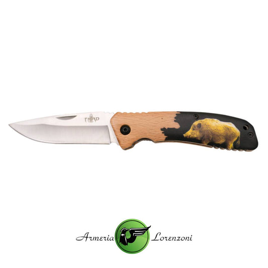 THIRD COLTELLO CHIUDIBILE IN LEGNO CON STAMPA TH-N65J