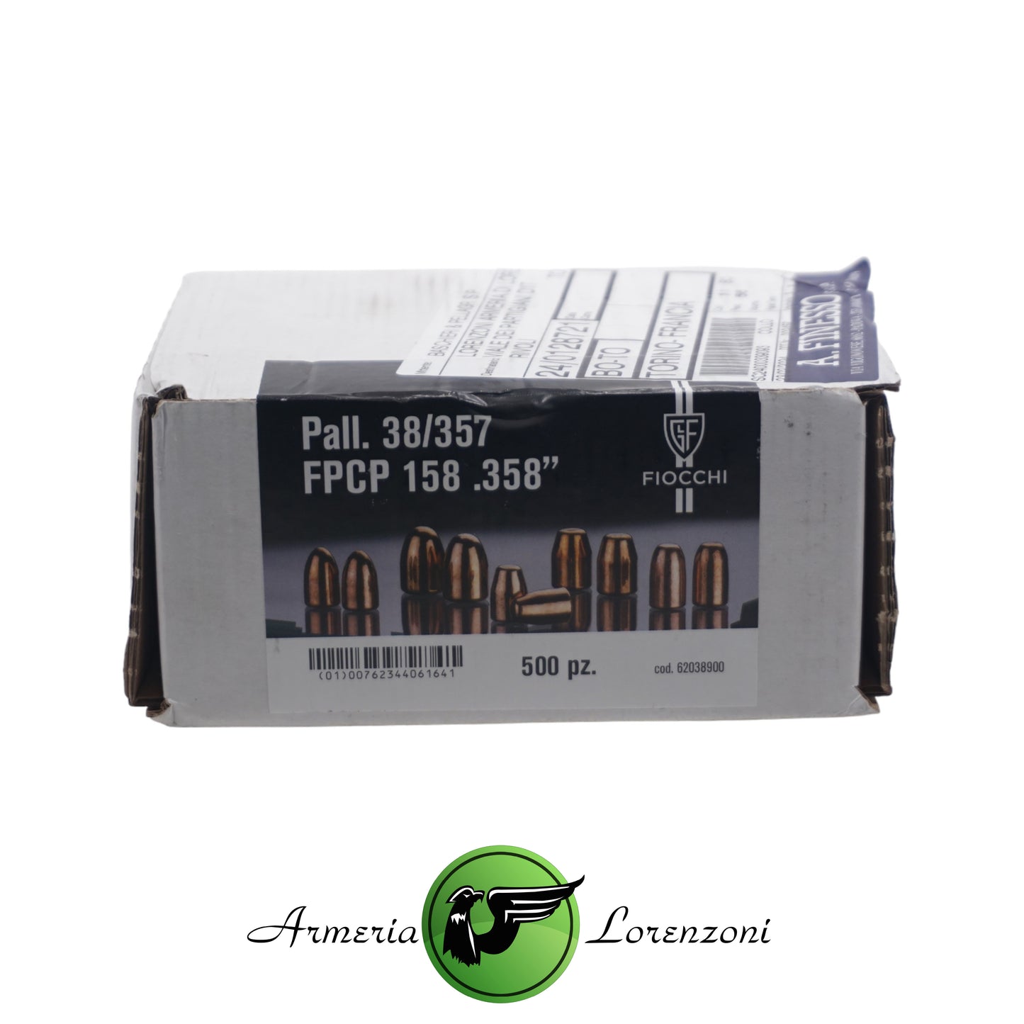 PALLE 38/357 FPCP 158 .358" 500PZ