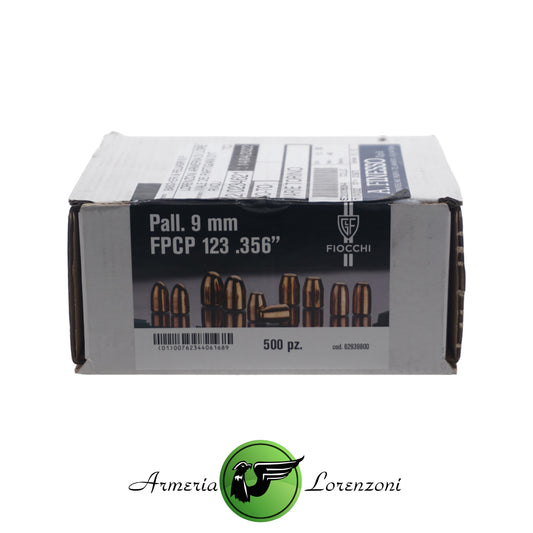 FIOCCHI PALLE 9mm FPCP 123 .356" 500PZ