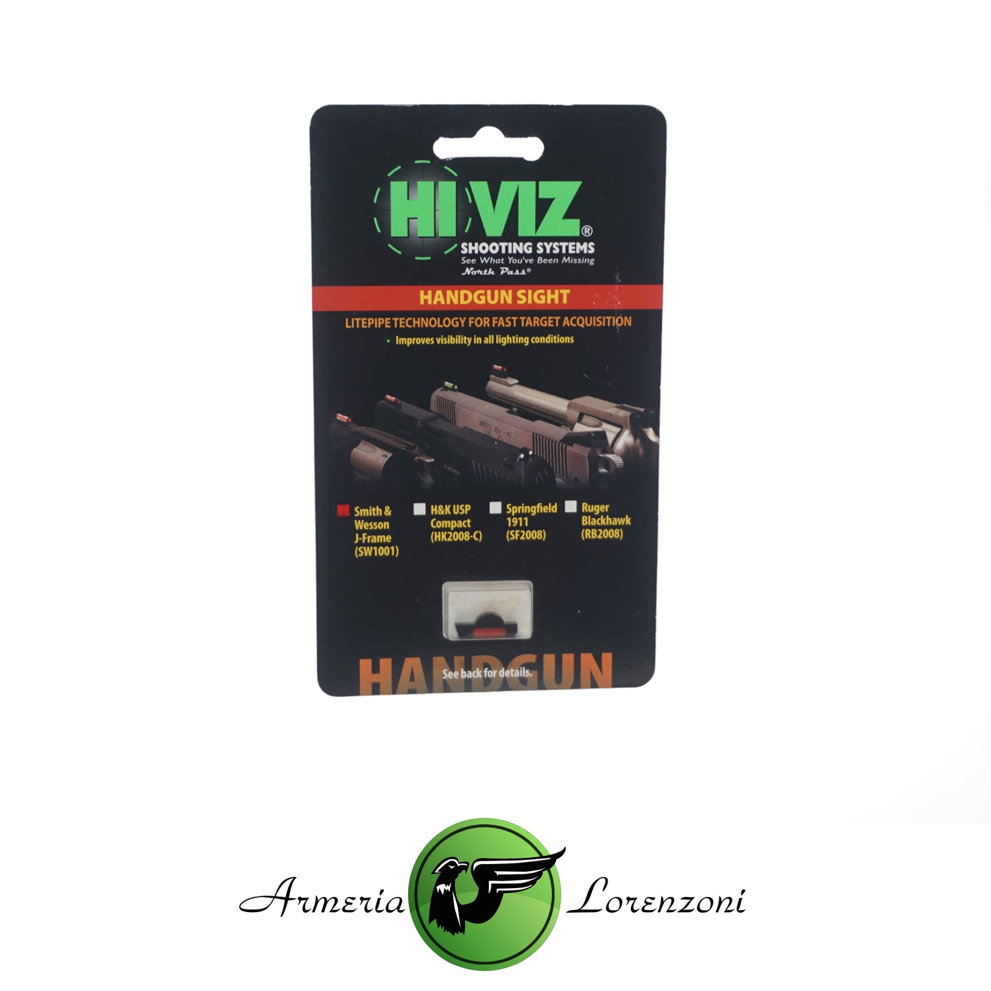 HIVIZ MIRINO SMITH&WESSON J-FRAME