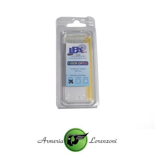LPA FIBRE OTTICHE GIALLE 10CM LUNGHEZZA 1mm DIAMETRO