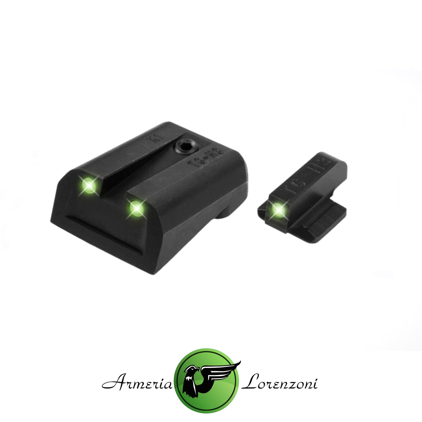 TRUGLO SET TACCHE DI MIRA TRITIUM PRO SIGHT CANIK INSERTO WHITE
