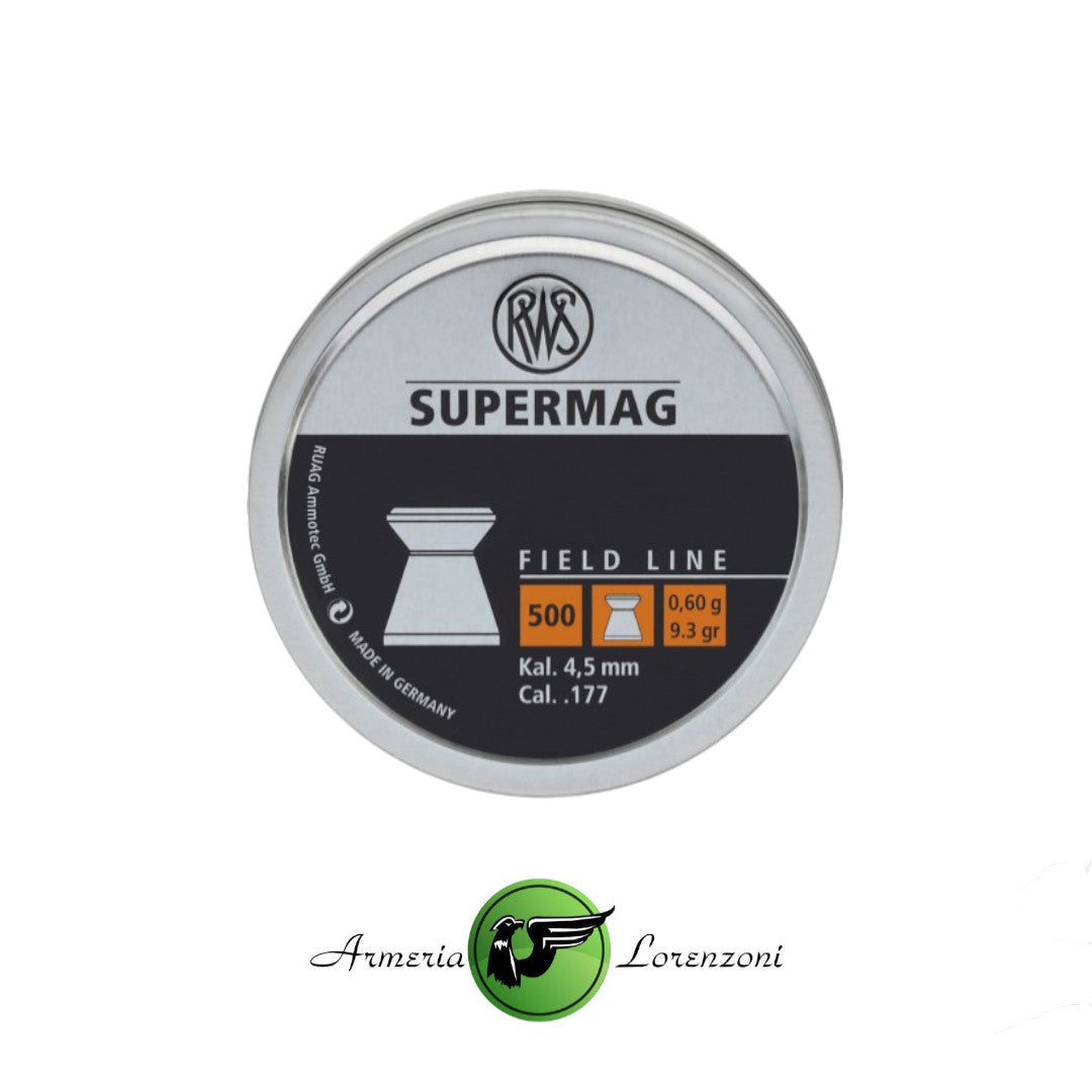 RWS SUPERMAG AIR RIFLE PELLETS CAL .177 0.60 G