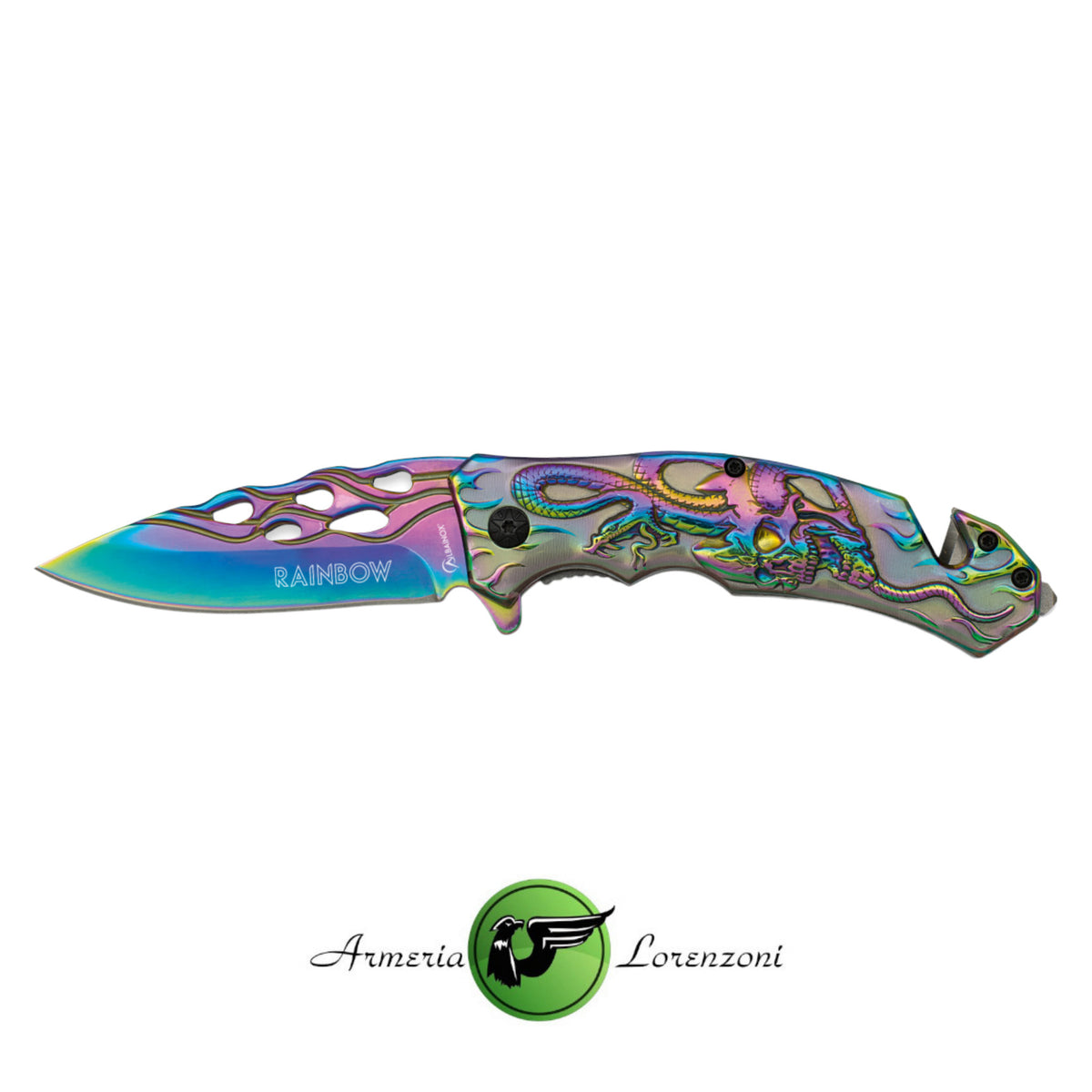 ALBAINOX COLTELLO CHIUDIBILE SKULL/SNAKE #18906