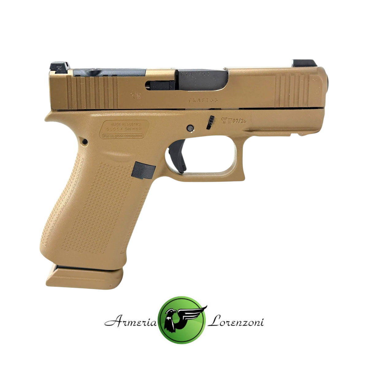 GLOCK 43 X MOS-K OR CAL 9X19