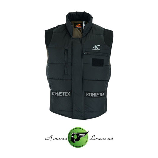 KONUSTEX GILET PER TIRO DINAMICO 0324 NERO