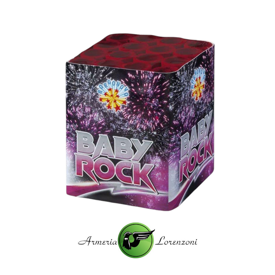BORGONOVO SPETTACOLO BABY ROCK ARGENTO E ROSA 16 LANCI 0933M_B