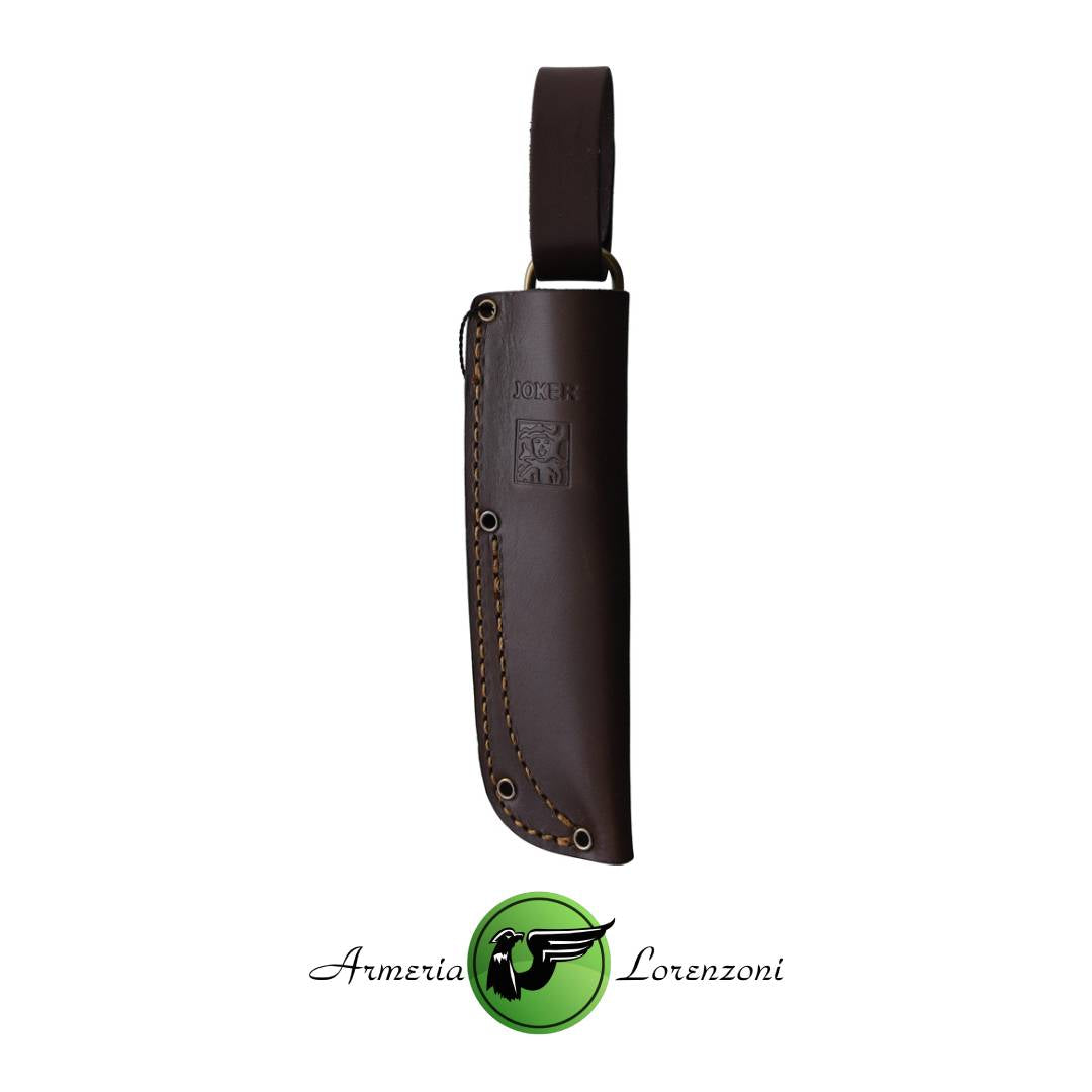 JOKER COLTELLO CAMPERO LAMA IN ACCIAIO FISSA OLIVE WOOD CO-112