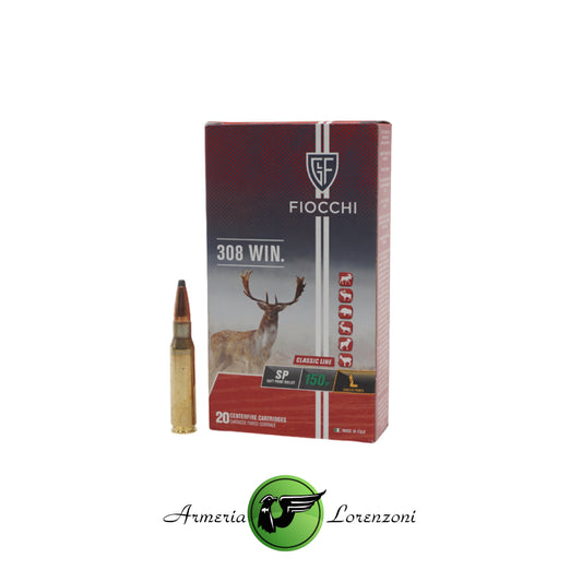 FIOCCHI 308 WIN SOFT POINT BULLET 150 GR