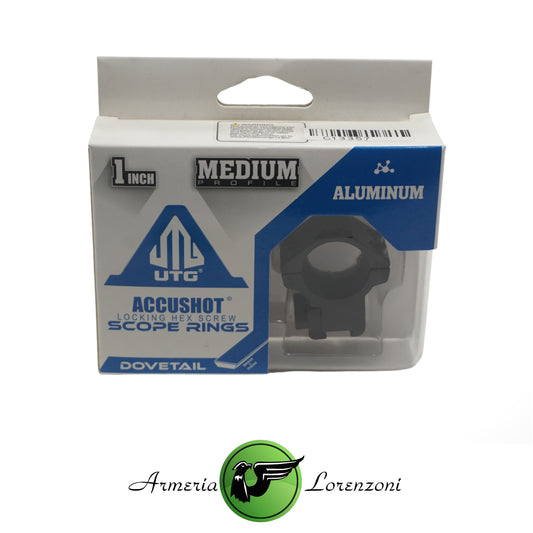 UTG ANELLI ACCUSHOT 1" MEDI DOVETAIL