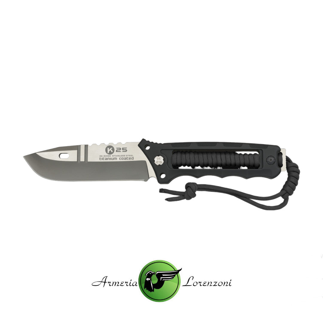 K25 COLTELLO A LAMA FISSA TITANIUM COD.32165