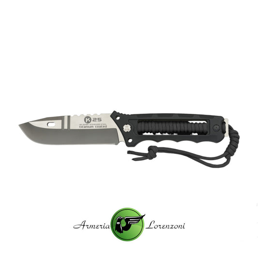 K25 COLTELLO A LAMA FISSA TITANIUM COD.32165