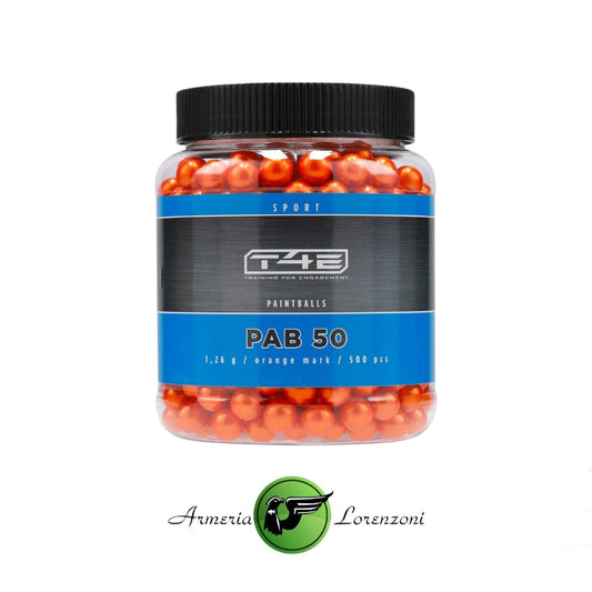 UMAREX PALLINI PAINTBALL PAB 50 CAL 50 1.26 GR MARCATORE ARANCIONE