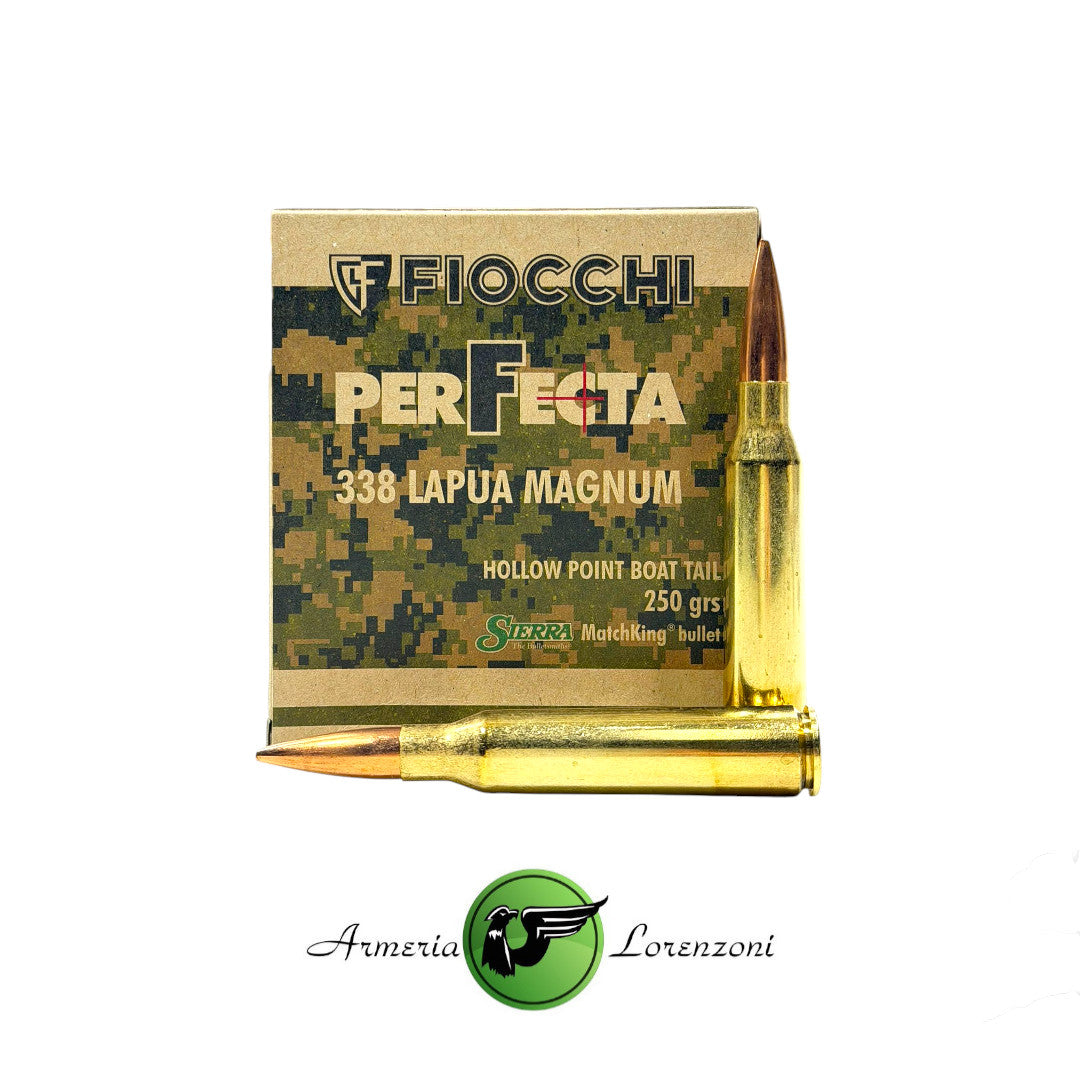 FIOCCHI CARTUCCE PERFECTA 338 LAPUA MAGNUM 250 GR