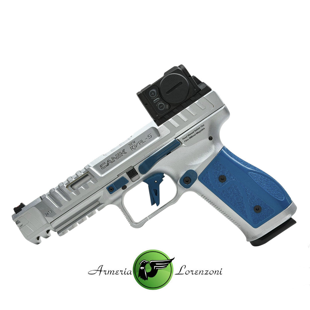 CANIK RIVAL S BLU FULL METAL CAL 9X19 CON OTTICA AIMPOINT ACRO C-2