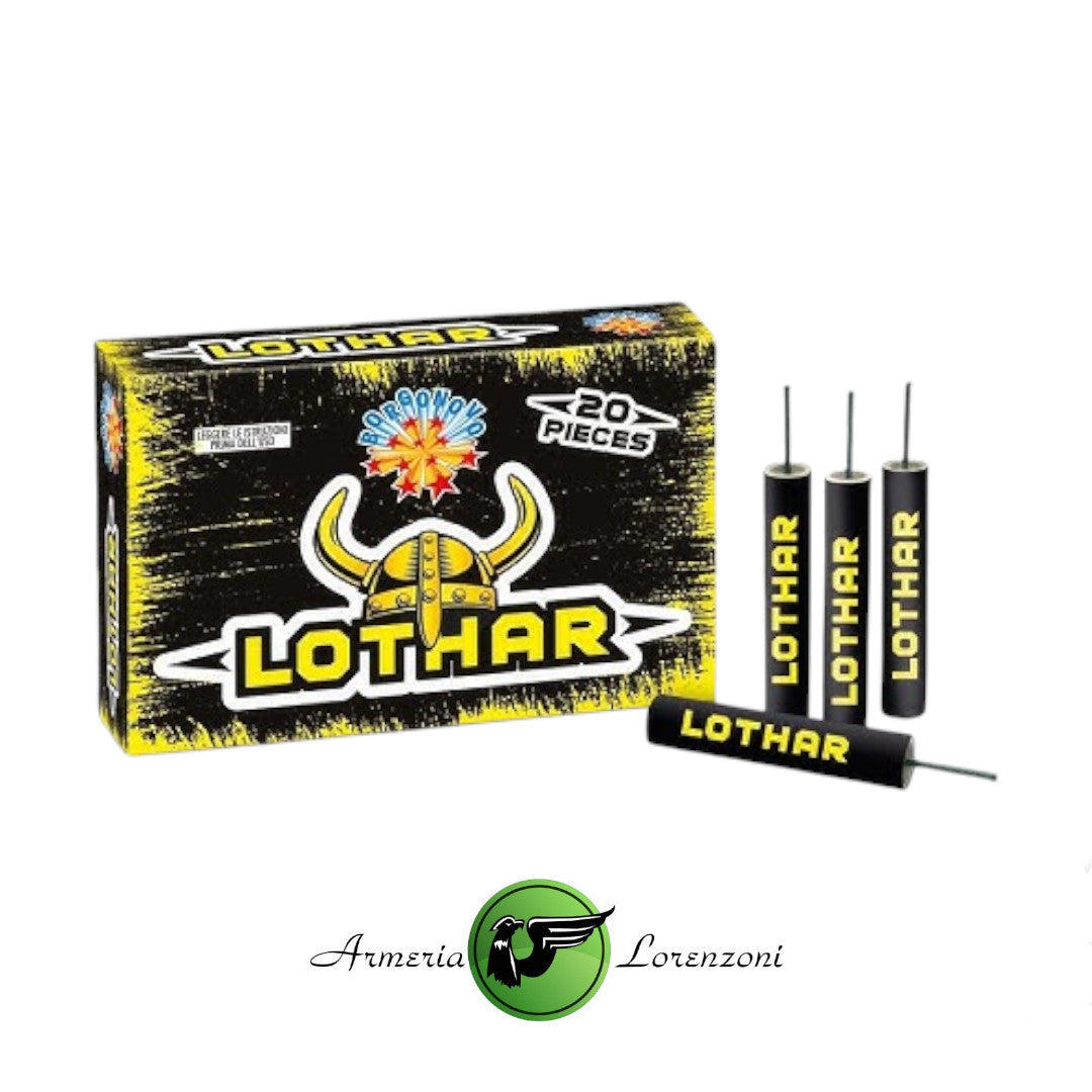BORGONOVO PETARDO CON MICCIA LOTHAR 20 PZ ART. 0112A